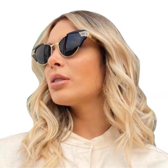 Gucci Accessories - GUCCI sunglasses in narrow cat eye metal GG0522S